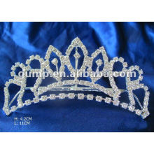 Rhinestone boda tiara peine (GWST12-023)